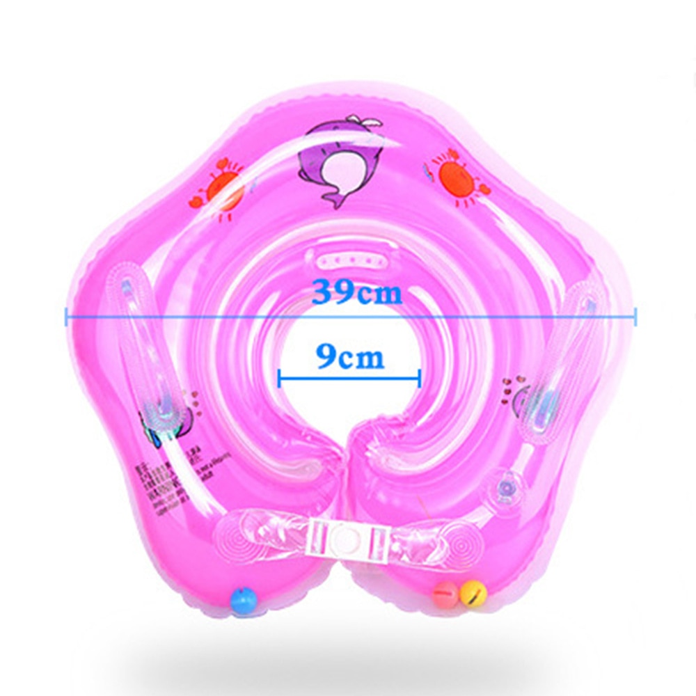 Music Baby Neck Float Swimming Newborn Children's Float Baby Pump Mattress Pool Swim Wheel For 0-24m Kids Swim Pool Accessories